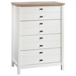 Home Square 3 Piece Bedroom Set with Dresser Chest and Nightstand in Soft White