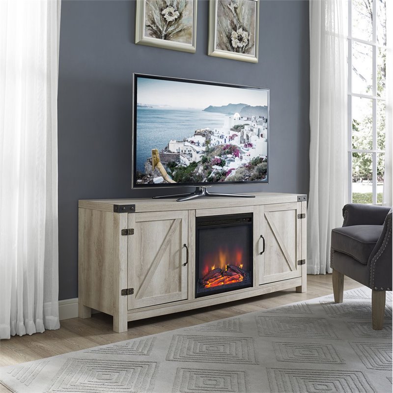 fireplace tv stand and coffee table set