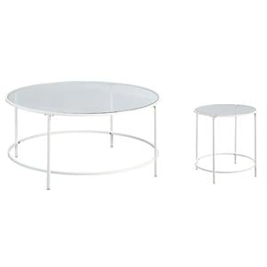 Circle Coffee Table Sets : Round Nesting Side Tables Set West Elm