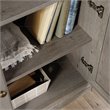 2 Piece Mid Century Bookcase and Craft Table Set in Mystic Oak