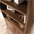 2 Piece Mid Century Bookcase and Craft Table Set in Vintage Oak
