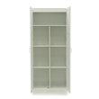2 Piece Storage Cabinet Set in White