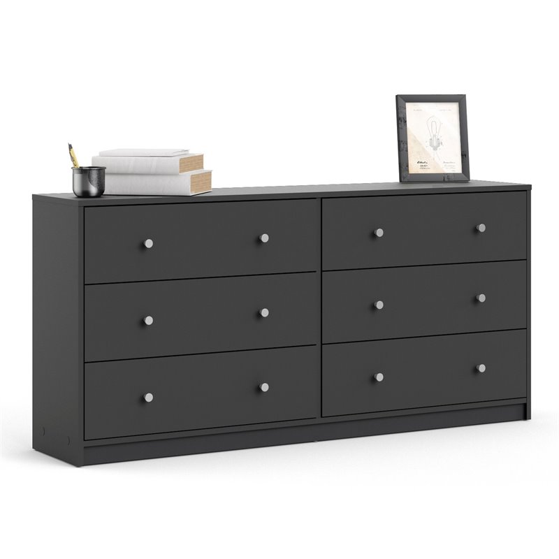 3 Piece Dresser and Nightstand Bedroom Set in Gray Cymax Business