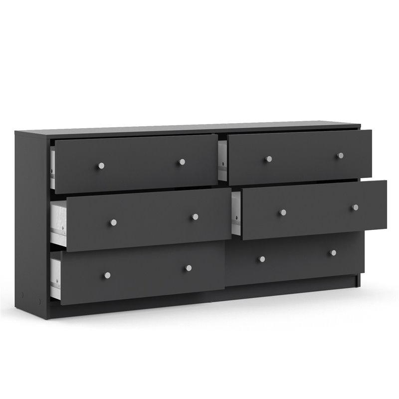 3 Piece Dresser and Nightstand Bedroom Set in Gray Cymax Business