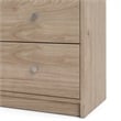 3 Piece Dresser and Nightstand Bedroom Set in Jackson Hickory