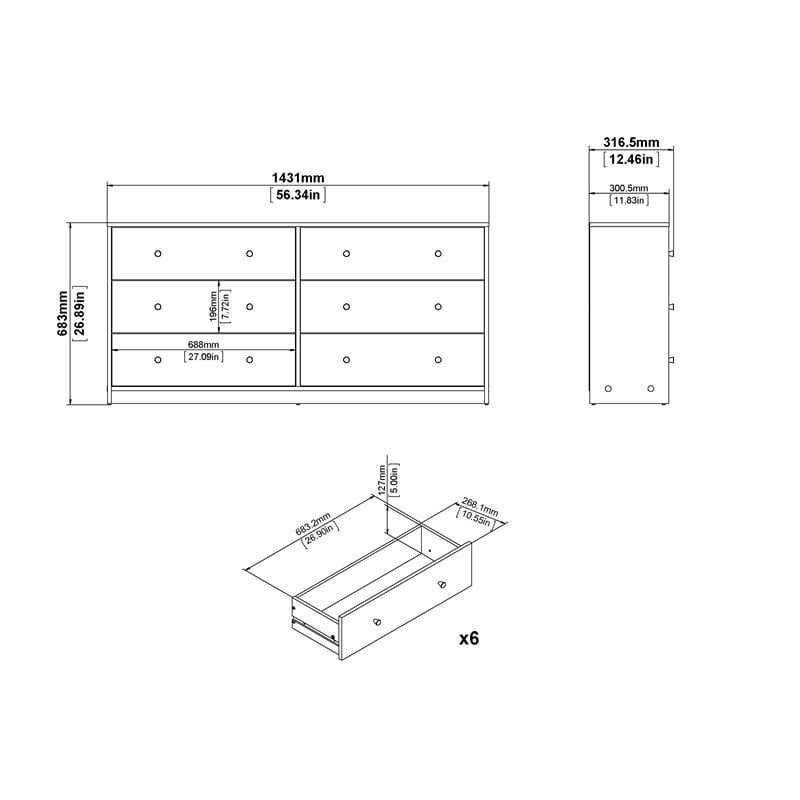 4 Piece Bedroom Set in Jackson Hickory