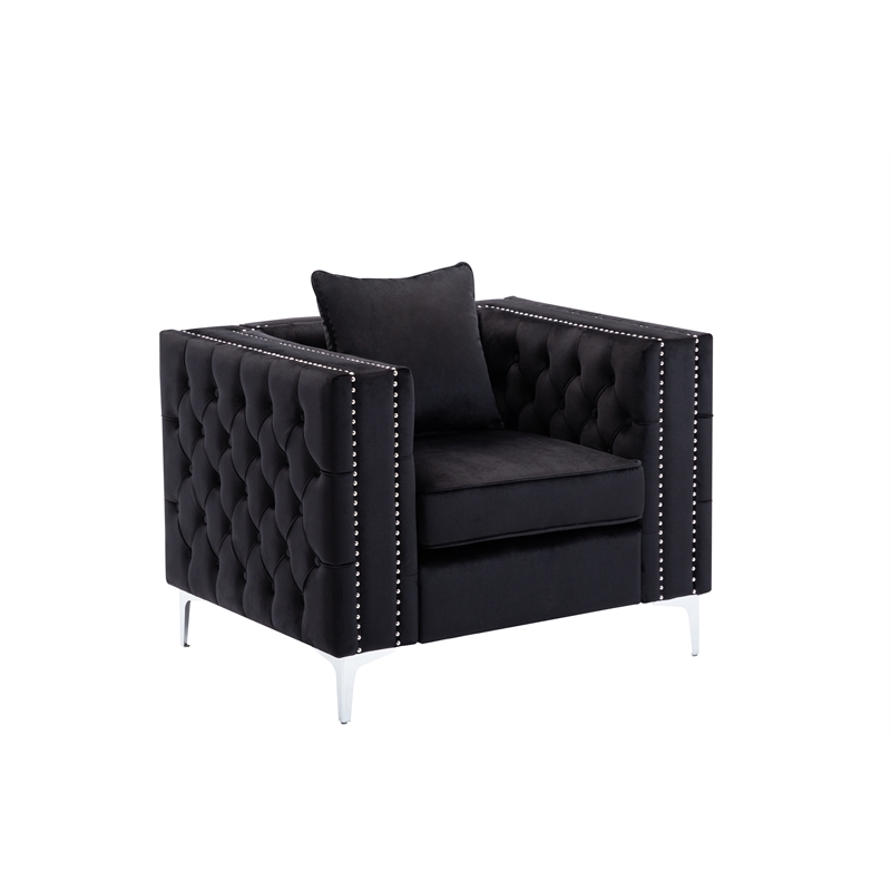 velvet sofa chair