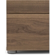 Home Square 2 Piece Bedroom Set with Dresser and Nightstand in Walnut