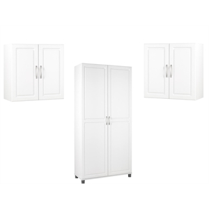 home square 3 piece storage set with 2 wall cabinets and 36