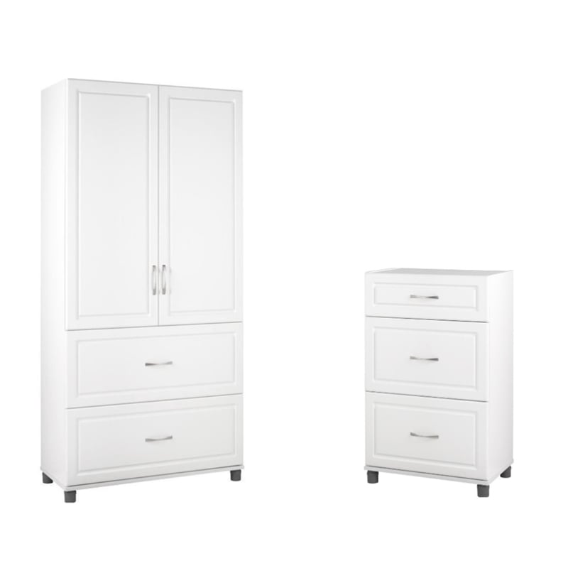 Home Square 2 Piece Storage Set with 36