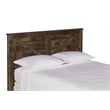 Home Square 3 Piece Set with Queen Headboard and 2 Night Stands in Barn Pine