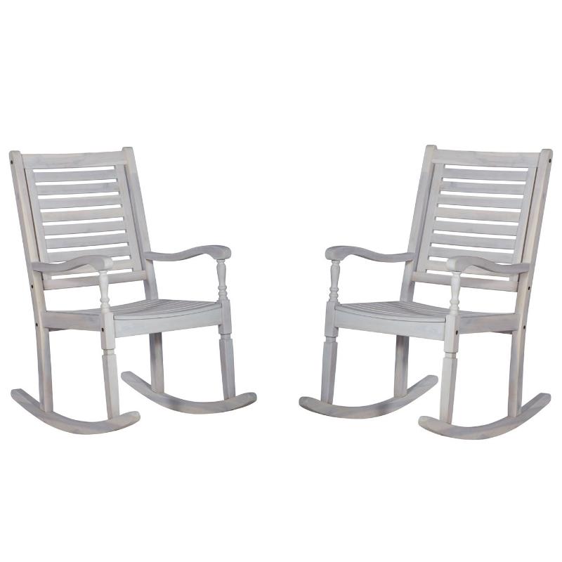 white rocking chairs wood