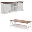 Home Square 2 Piece Living Room Set with 70