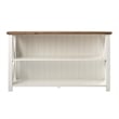Home Square 4 Piece Living Room Set with Console Coffee Table and 2 End Tables