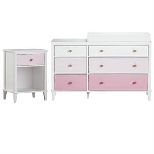 home square kids bedroom set with changing table