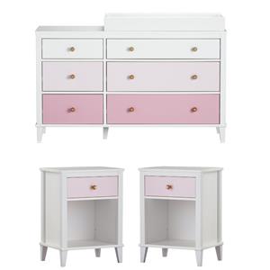 home square kids bedroom set with changing table