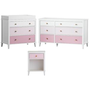 home square kids set with 3 drawer changing table
