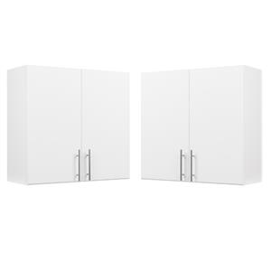 home square 2 piece wood wall cabinet set