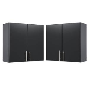 home square 2 piece wood wall cabinet set