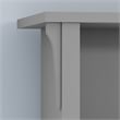 Home Square 5 Shelf Wood Bookcase Set in Cape Cod Gray (Set of 2)