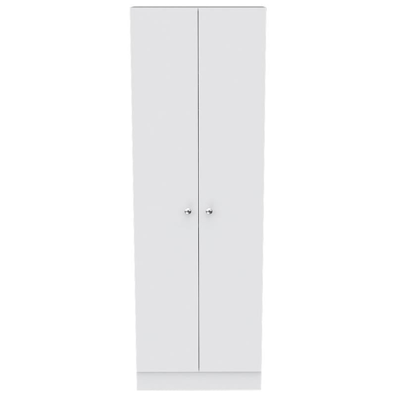 Home Square 2 Piece Multi Storage Pantry Cabinet Set in White