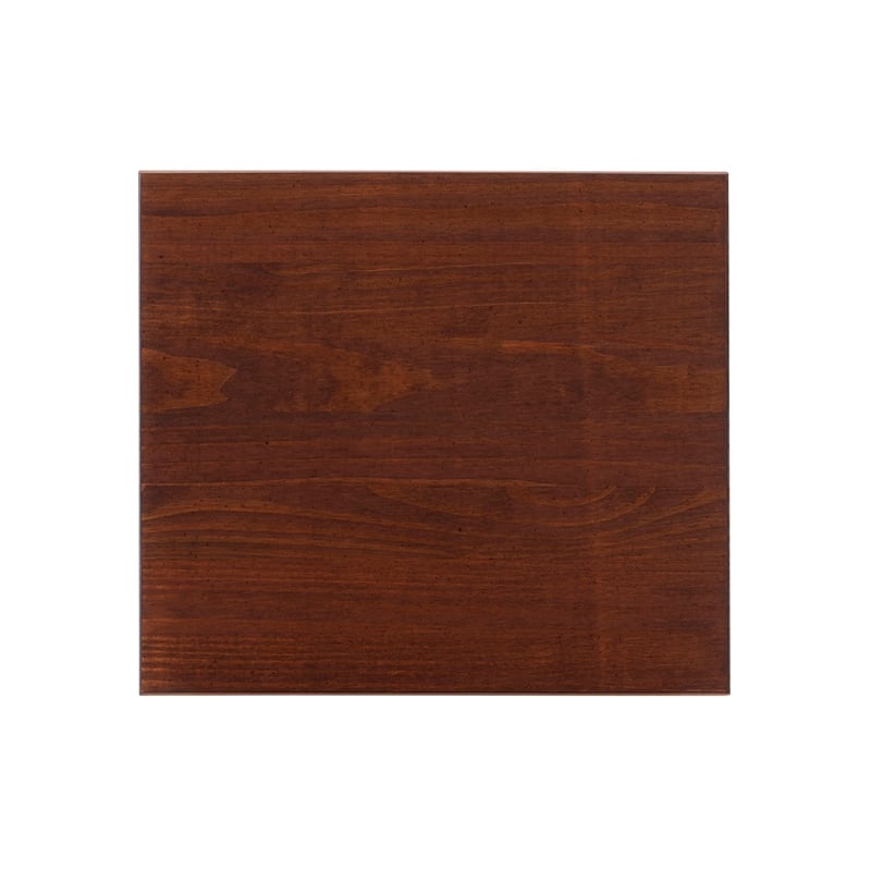 Home Square 2 Piece Wood End Table Set in Brown