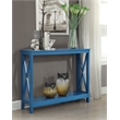 Home Square 2 Piece Wood Console Table Set in Blue