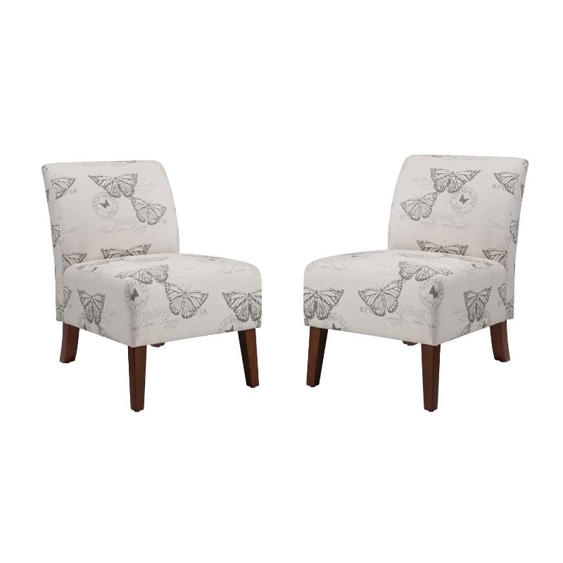 French Script Accent Chairs