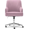 Home Square 2 Piece Leighton Fabric Home Office Chair Set in Lilac Purple