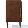 Home Square 2 Piece Record Player Stand Set in Mahogany