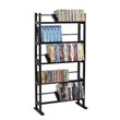 Home Square 2 Piece Solid Wood Media Rack Set in Espresso