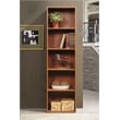 Home Square 5 Shelf Multi-Purpose Wooden Bookcase Set in Cherry (Set of 2)