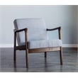 Home Square 2 Piece Slate Wood Lounge Chair Set in Brown-Gray