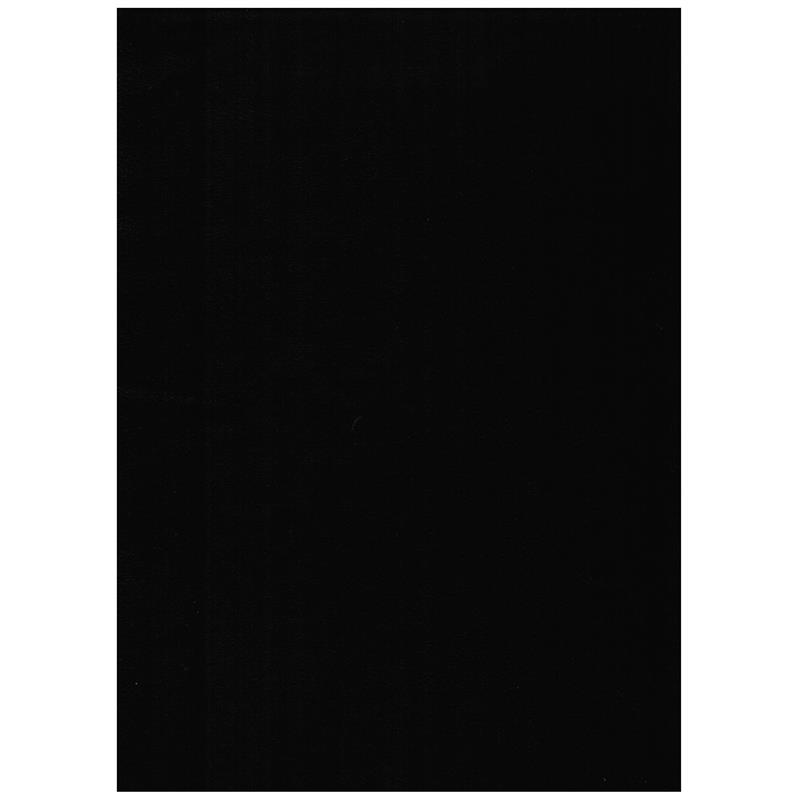 Home Square 2 Piece Traditional Suede Fabric Futon Mattress Set in Black