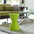 Home Square 2 Piece Storage Stool Set in Green