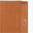 Home Square Kitchen Pantry with 4 Shelf 5 Compartments Set in Cherry (Set of 2)