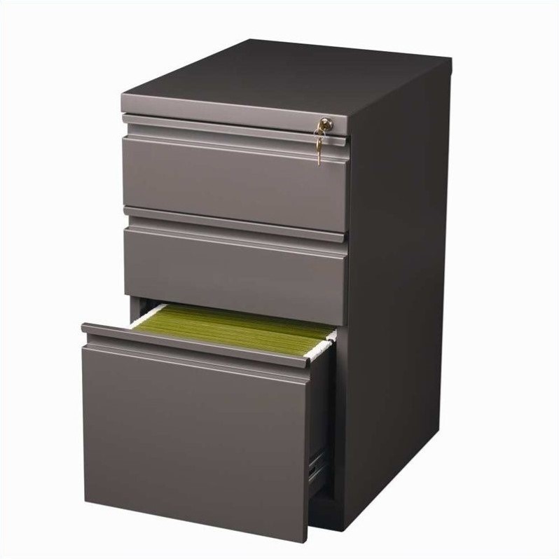 Home Square 2 Piece Metal File 3-Drawer Box/Box/File Set in Espresso