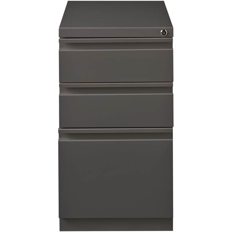 Home Square 2 Piece Metal File 3-Drawer Box/Box/File Set in Espresso