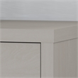 Home Square 2 Drawer Wood Filing Cabinet Set in Gray Sand (Set of 2)