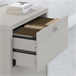 Home Square 2 Drawer Wood Filing Cabinet Set in Gray Sand (Set of 2)