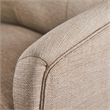 Home Square 2 Piece Upholstered Linen Home Office Chair Set in Stoneware Beige