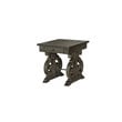 Home Square 1 Drawer Wood Top End Table Set in Peppercorn