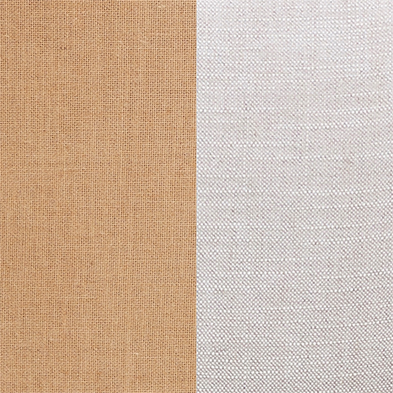 Home Square 2 Piece Fabric Wingback Chair Set in Two-Toned Beige