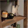 Home Square 5 Shelf Wood Bookcase Set in Vintage Oak (Set of 2)