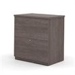 Home Square 2 Drawer Lateral Filing Cabinet Set in Bark Gray (Set of 2)