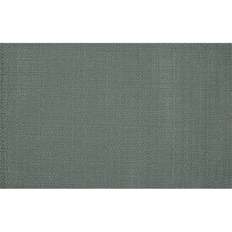 Home Square 2 Piece Fabric Chair with Medium Espresso Frame Set in Sea Blue