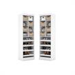 Home Square 2 Piece Multi-Storage Cubby Set in White