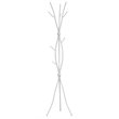 Home Square 2 Piece Metal Coat Rack Set in White