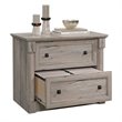 Home Square 2 Drawer Lateral Wood Filing Cabinet Set in Split Oak (Set of 2)