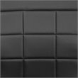 Home Square 2 Piece Swivel Mid Back Faux Leather Office Chair Set in Black